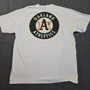 Vintage Single Stitch Oakland Athletics A's T Shirt Mens XL Baseball
